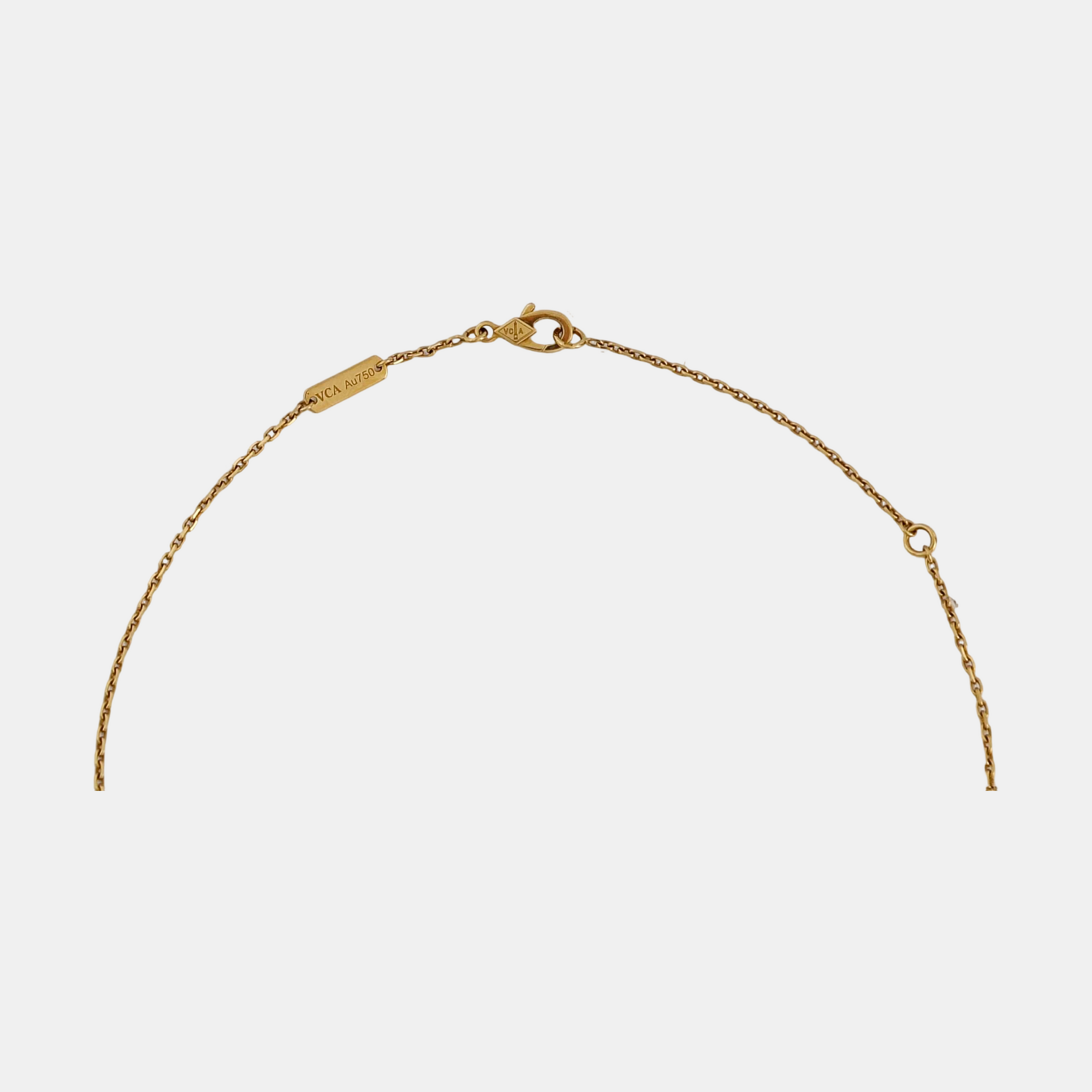 Vintage Alhambra 18k Gold Necklace