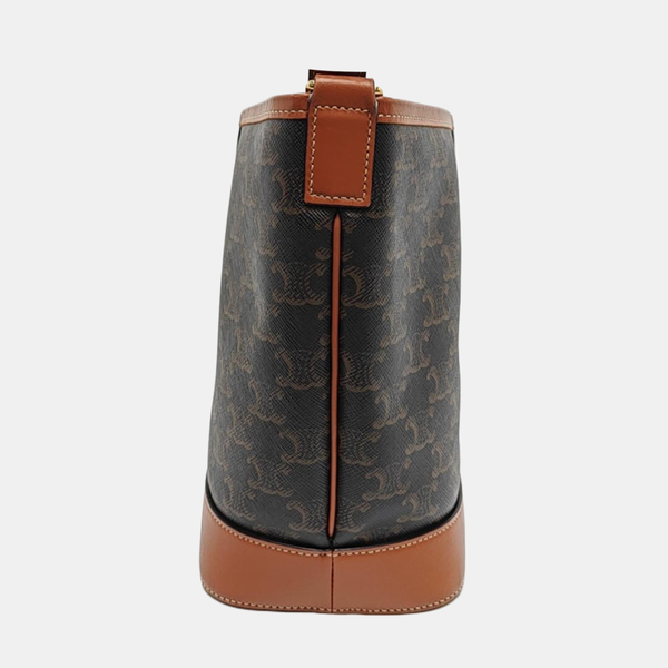TRIOMPHE CANVAS Small Coated Canvas Brown