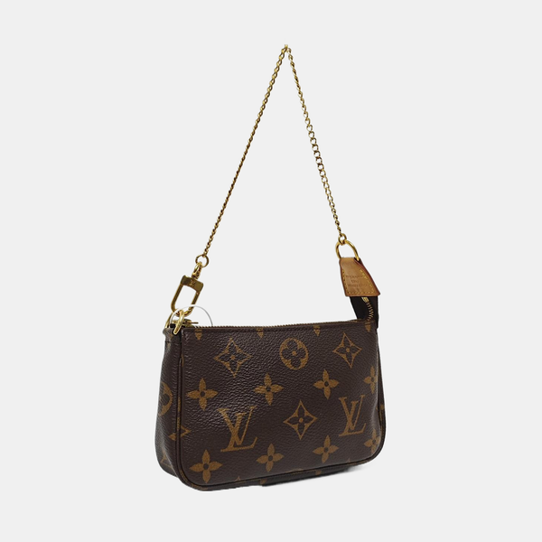 ACCESSOIRES Mini Monogram Coated Canvas Brown