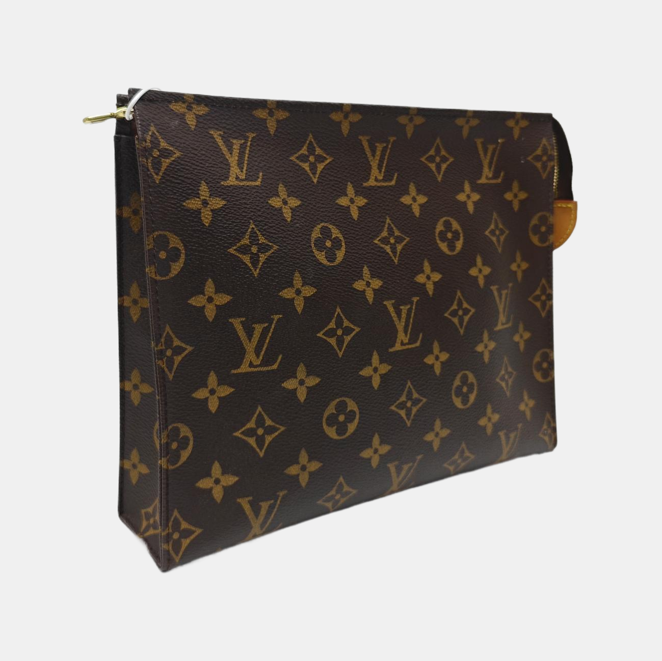 TOILET POCKET 26 Monogram Coated Canvas Brown