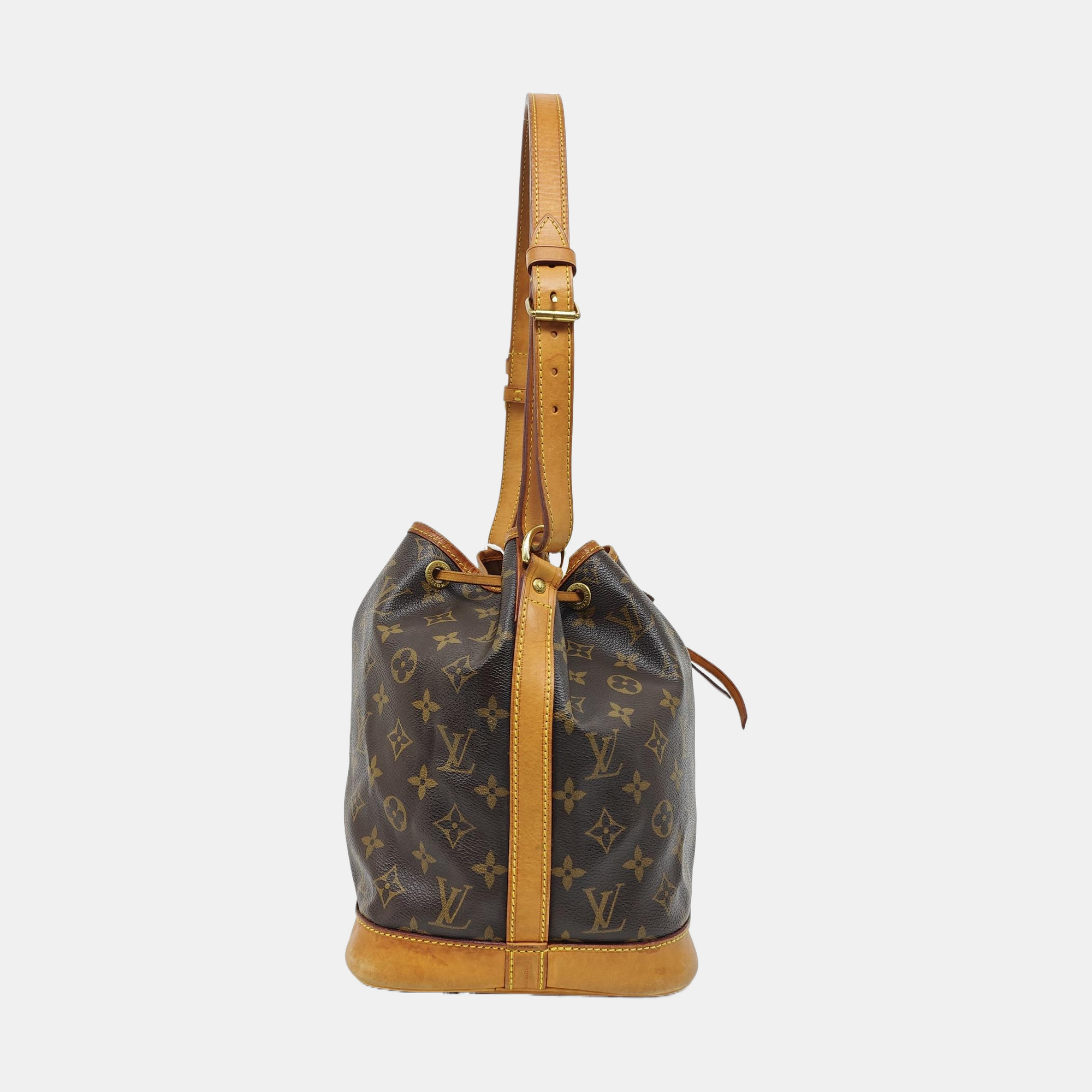 NOÉ MM Monogram Coated Canvas Brown
