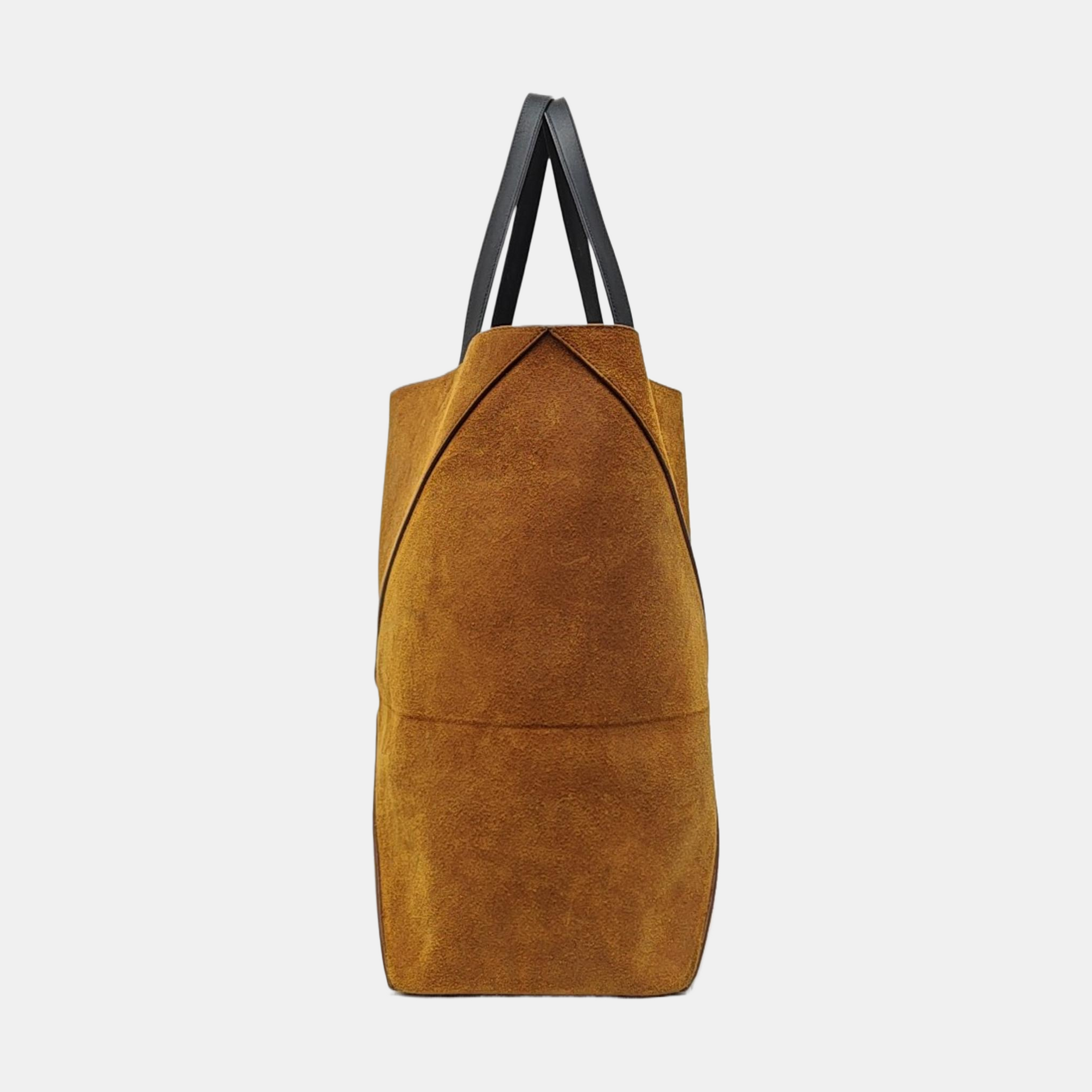 Puzzle Fold Suede Brown