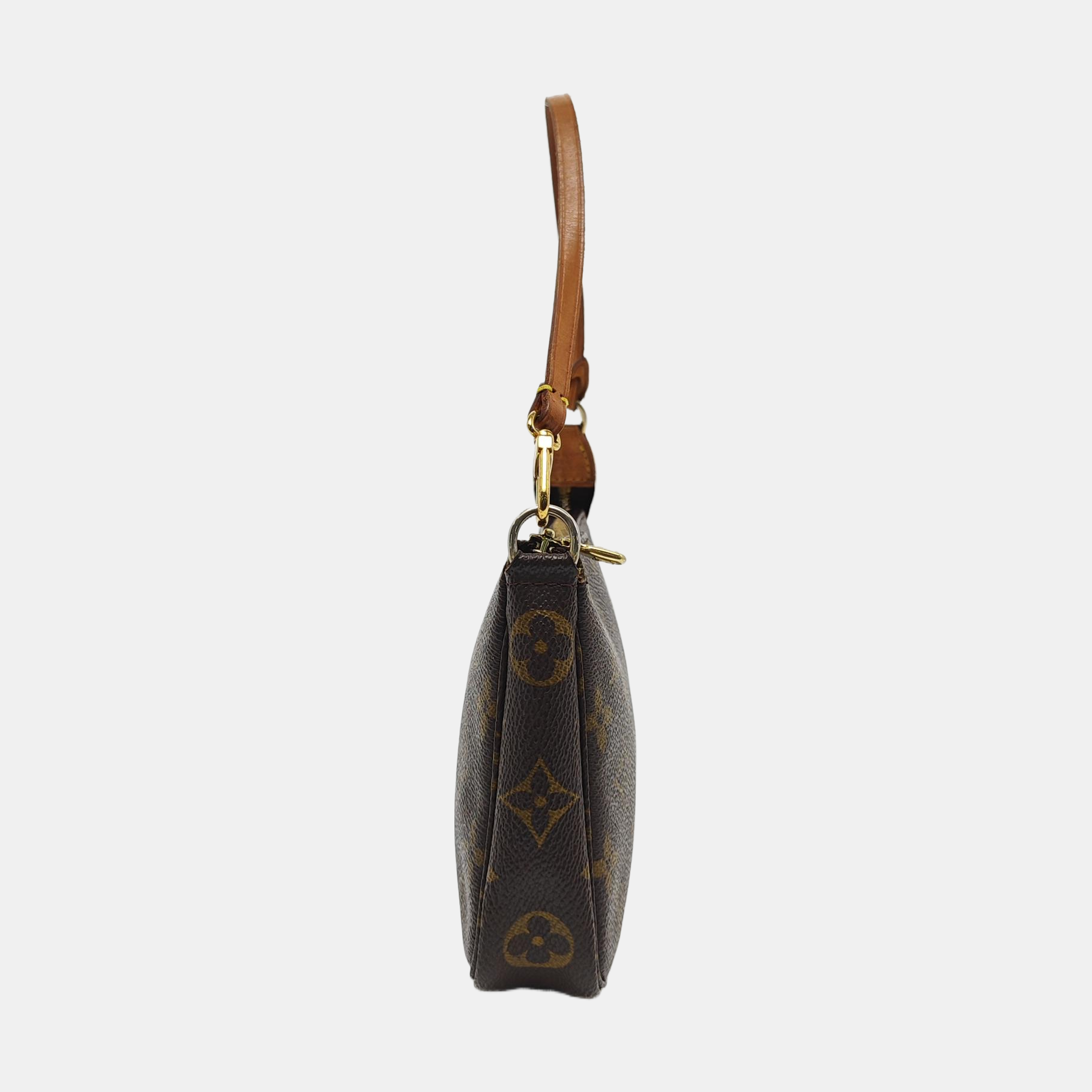 ACCESSOIRES Monogram Coated Canvas Brown