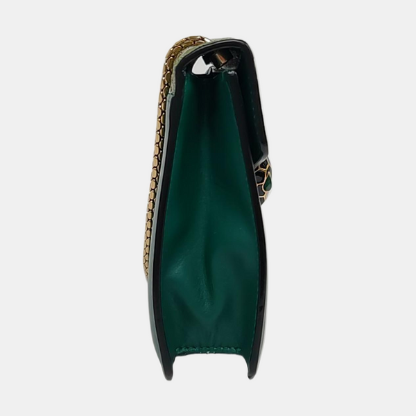 SERPENTI FOREVER Small Stingray Leather Green