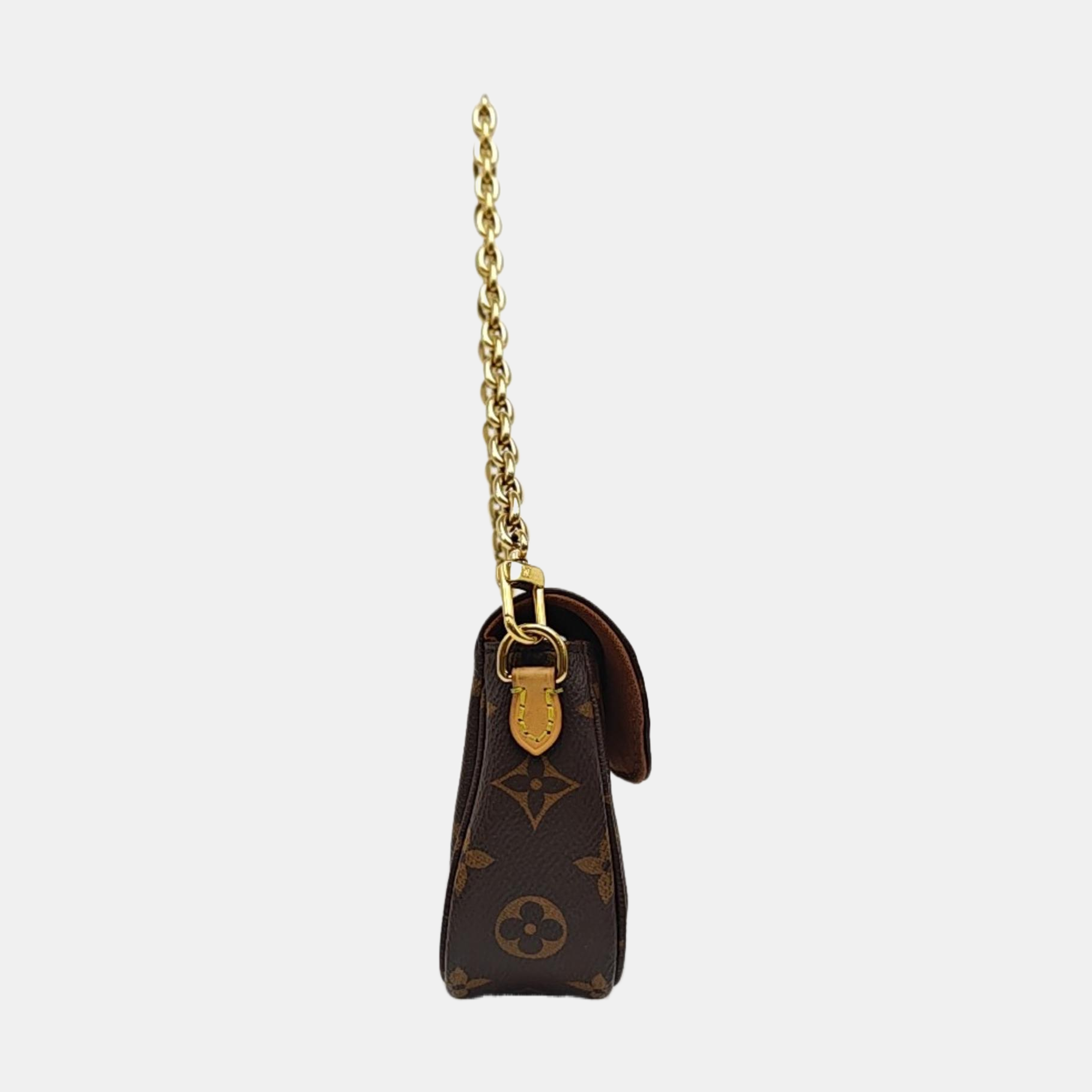 IVY Monogram Coated Canvas Brown