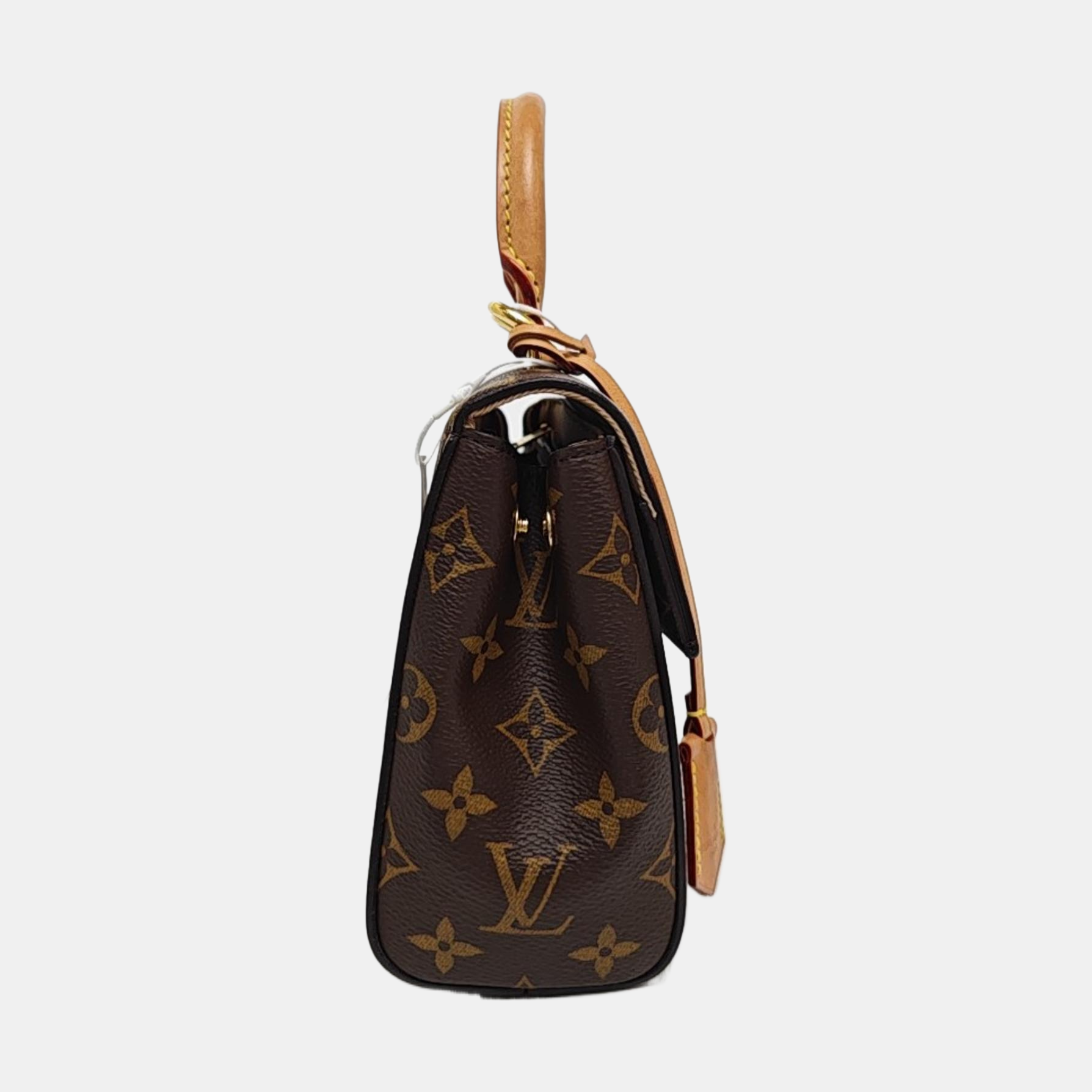 CLUNY PM Monogram Coated Canvas Brown