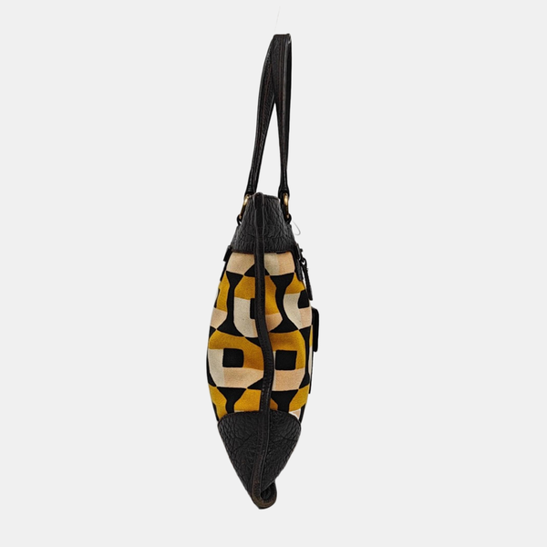 Canvas Top Handle Bag Multicolor
