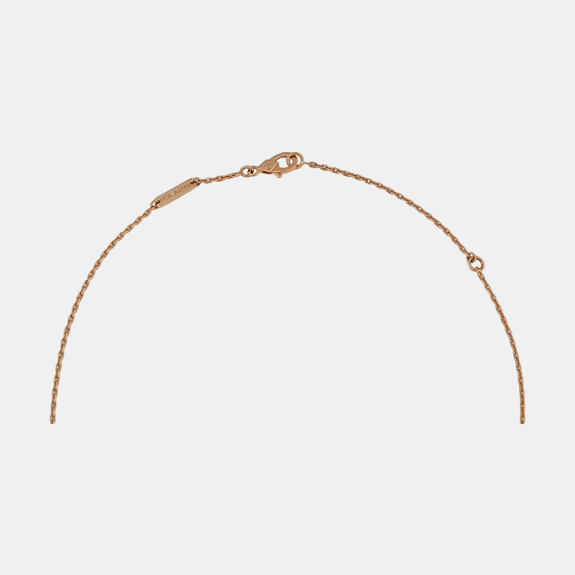 Vintage Alhambra 18k Rose Gold Necklace