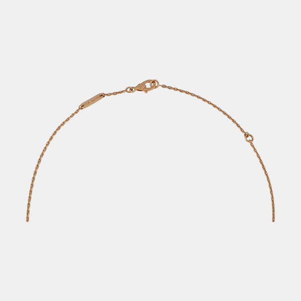 Vintage Alhambra 18k Rose Gold Necklace
