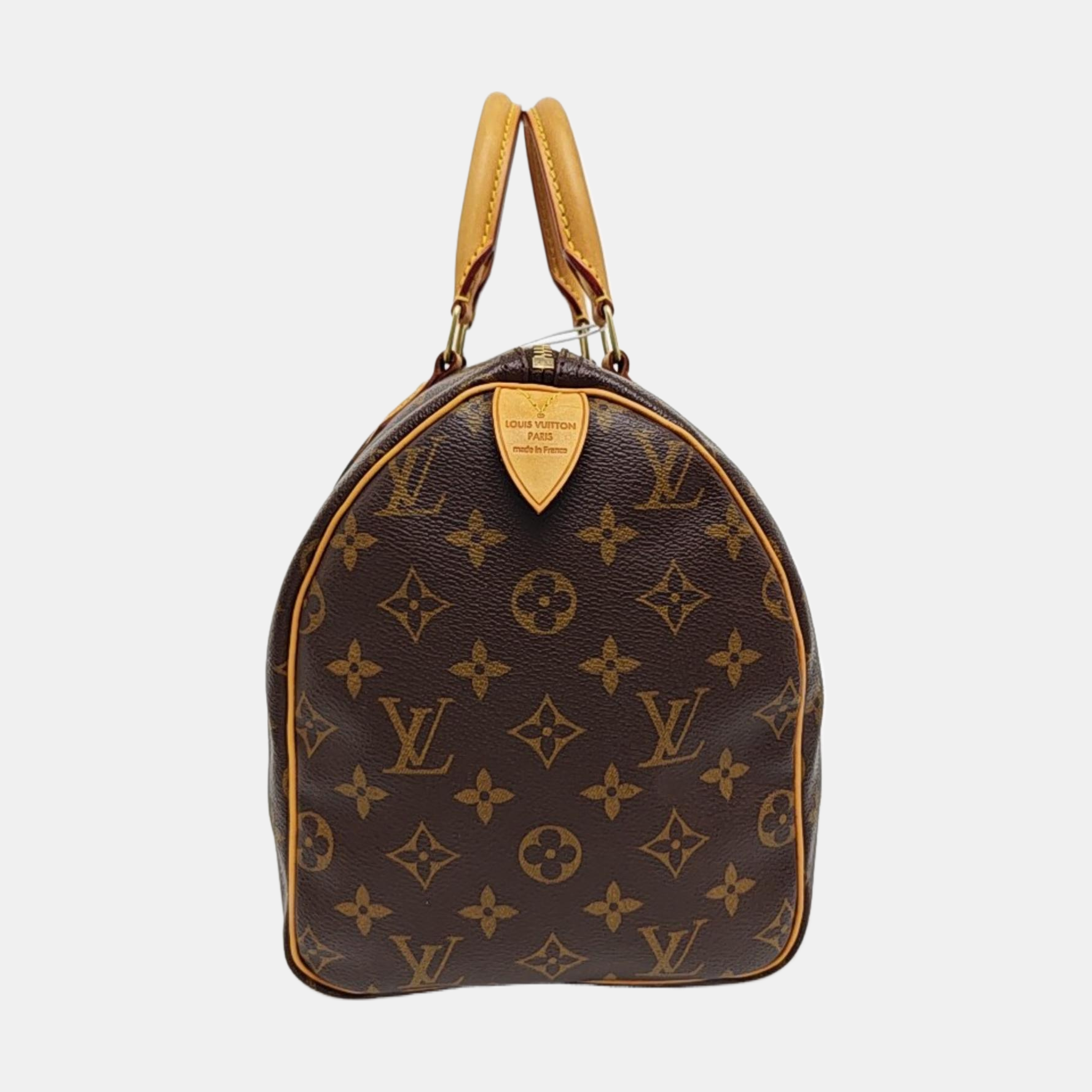 SPEEDY 30 Monogram Coated Canvas Brown