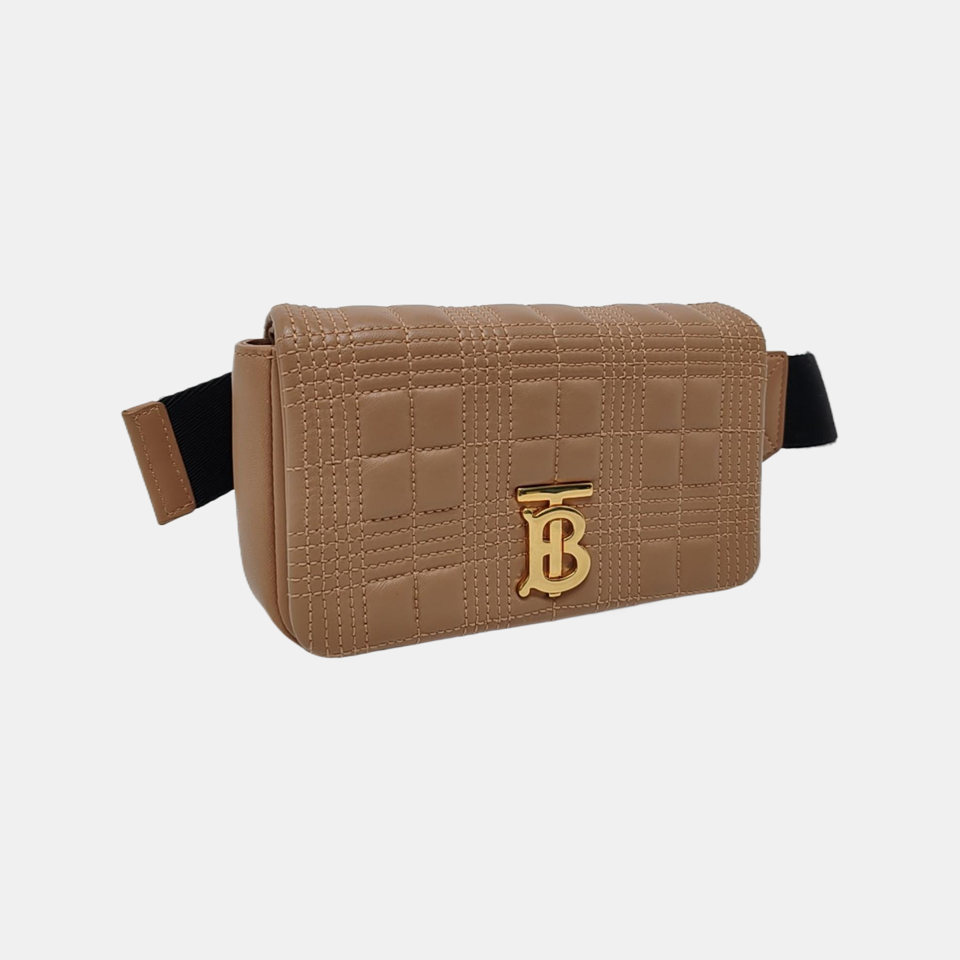 Lola Quilted Lambskin Brown