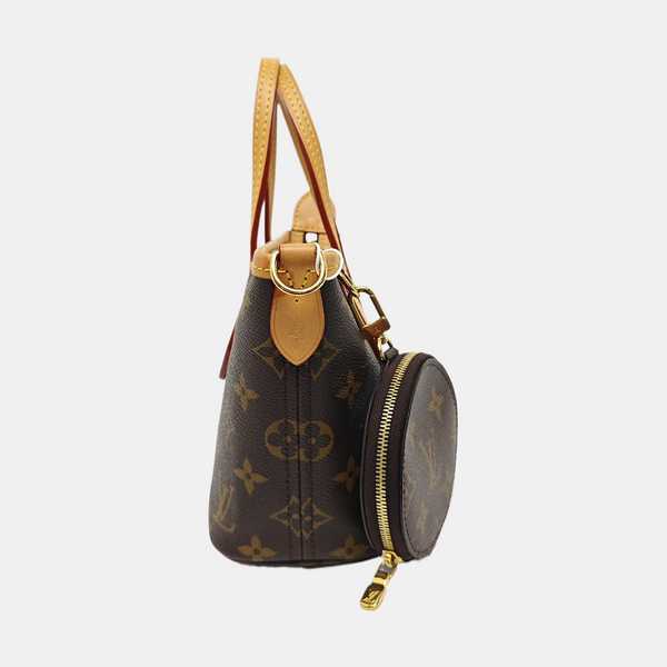 NEVERFULL BB Monogram Coated Canvas Brown