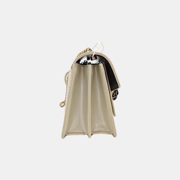 SERPENTI FOREVER Small Calfskin White