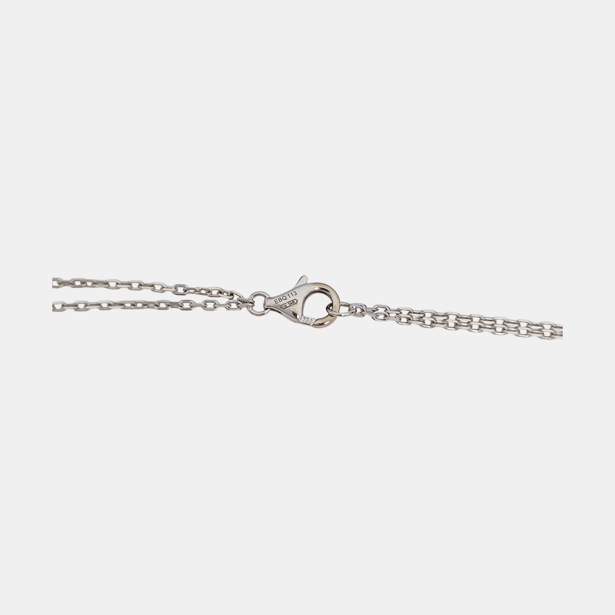 LOVE 18k White Gold Silver Necklace
