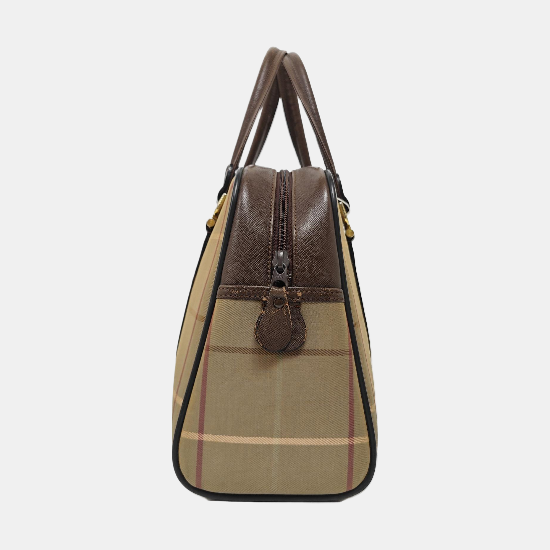 Canvas Top Handle Bag Beige