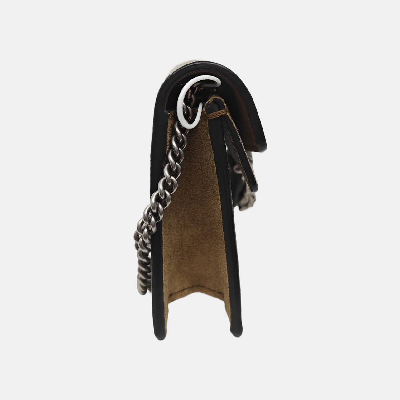 Dionysus Super Mini Monogram Coated Canvas Beige