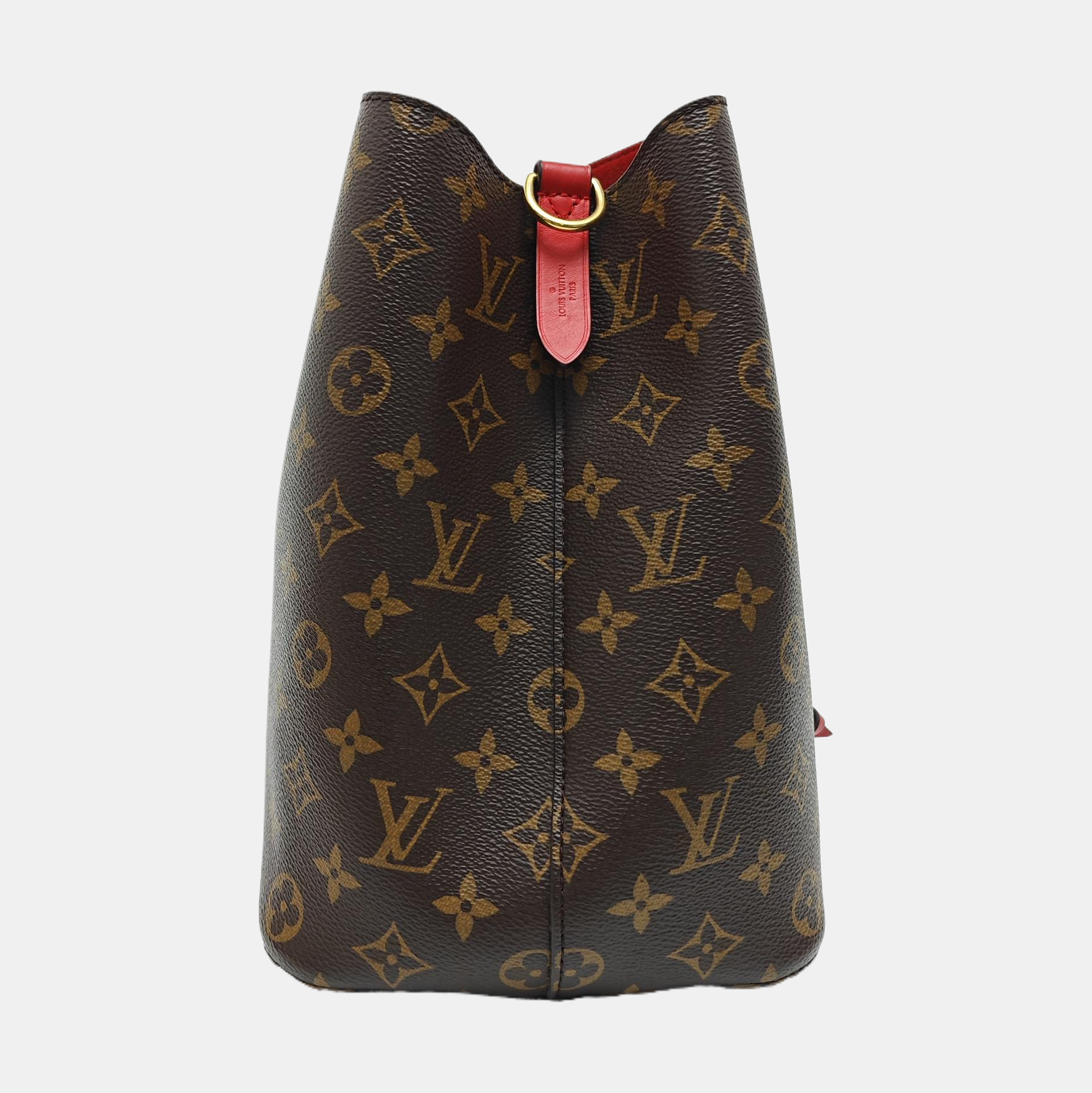 NÉONOÉ MM Monogram Coated Canvas Brown