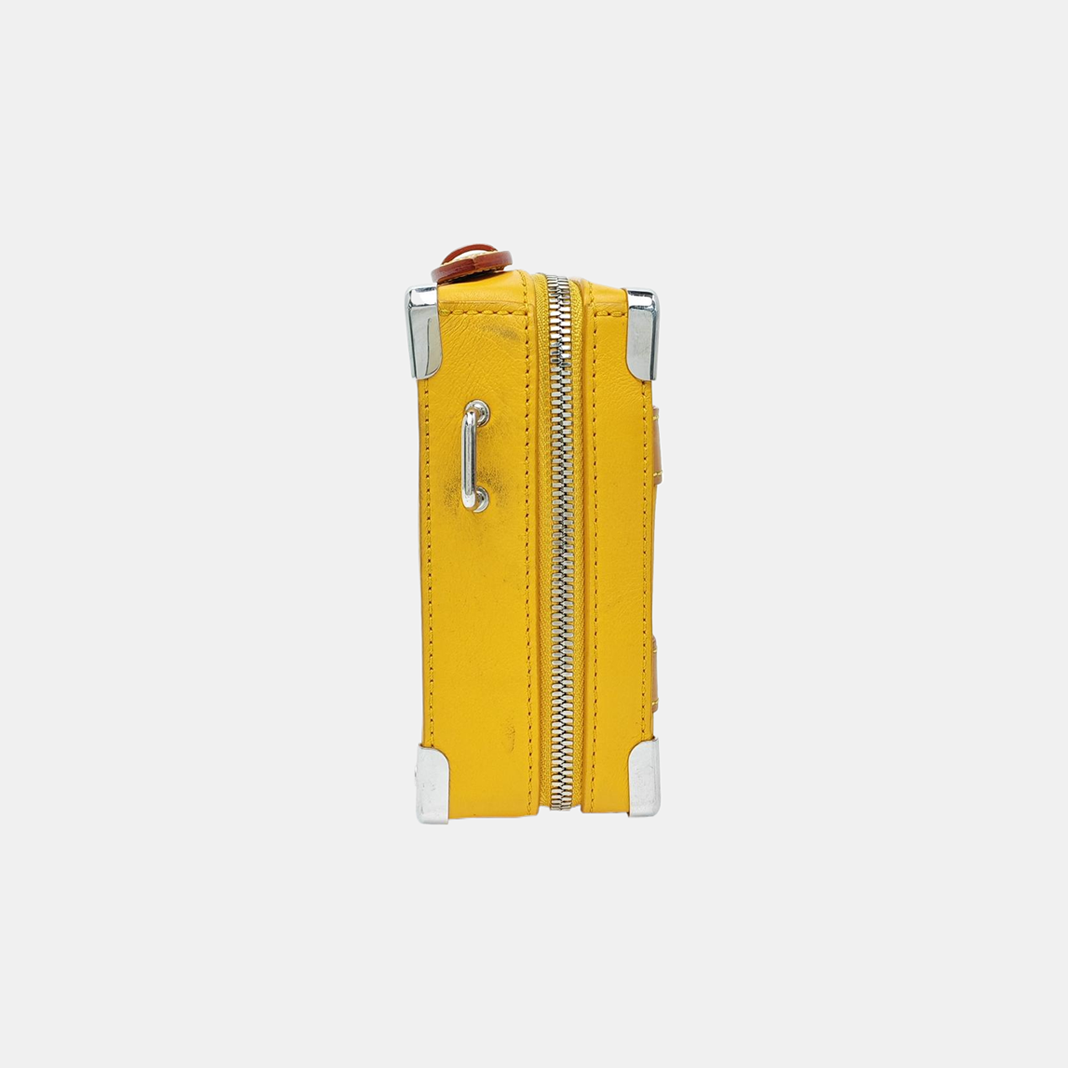 SOFT TRUNK Calfskin Yellow