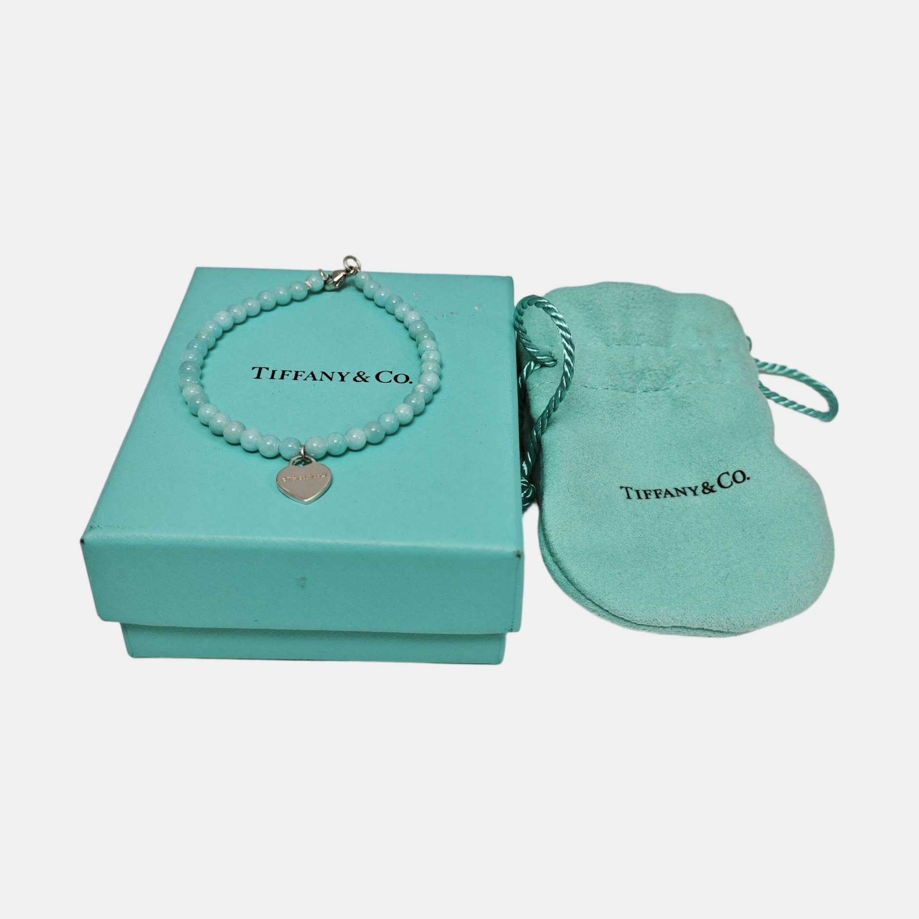 Return To Tiffany 925 Sterling Silver Green Bracelet