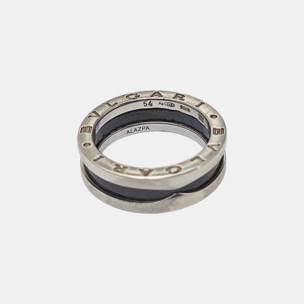 B.ZERO1 925 Sterling Silver Ring EU 54