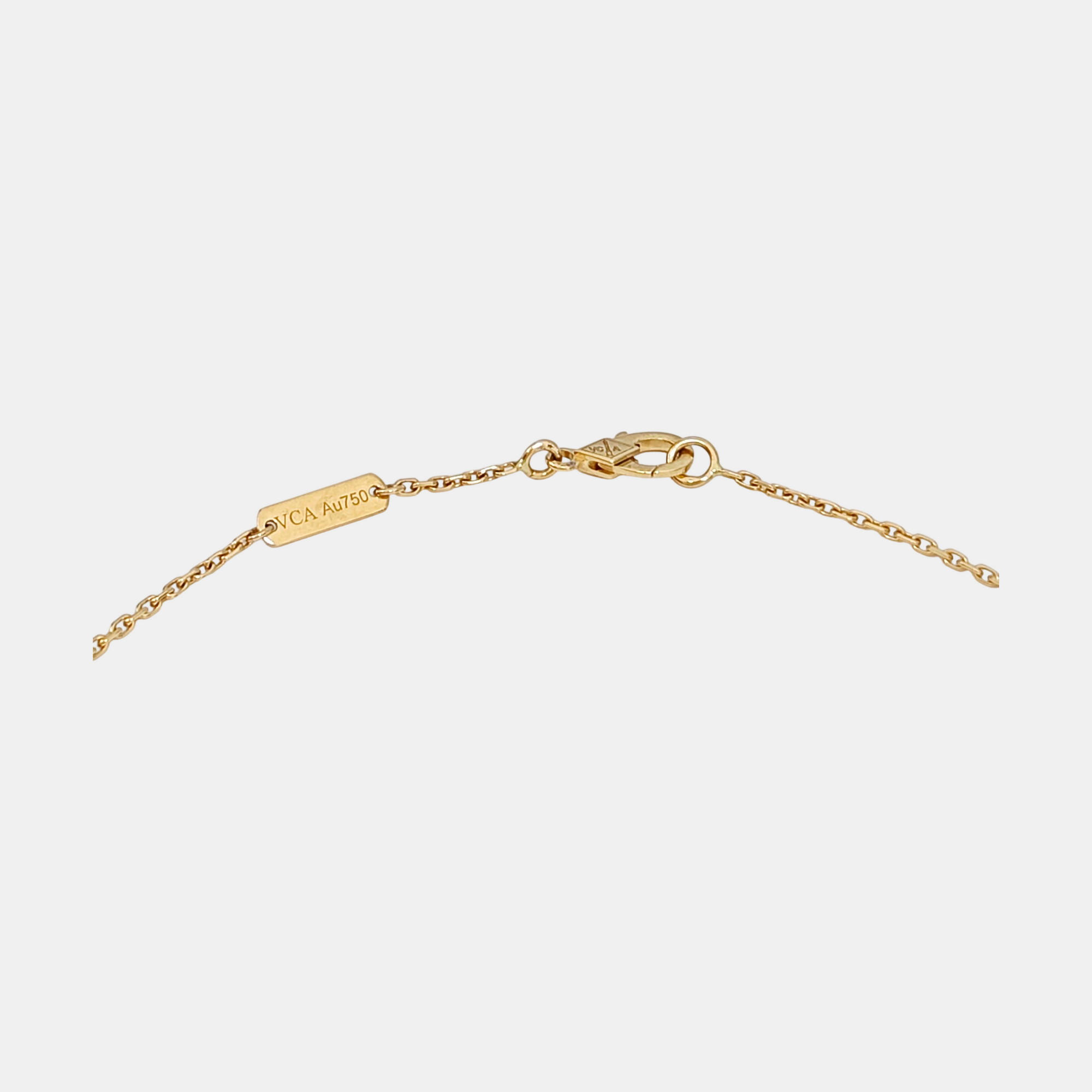 Vintage Alhambra 18k Gold Necklace