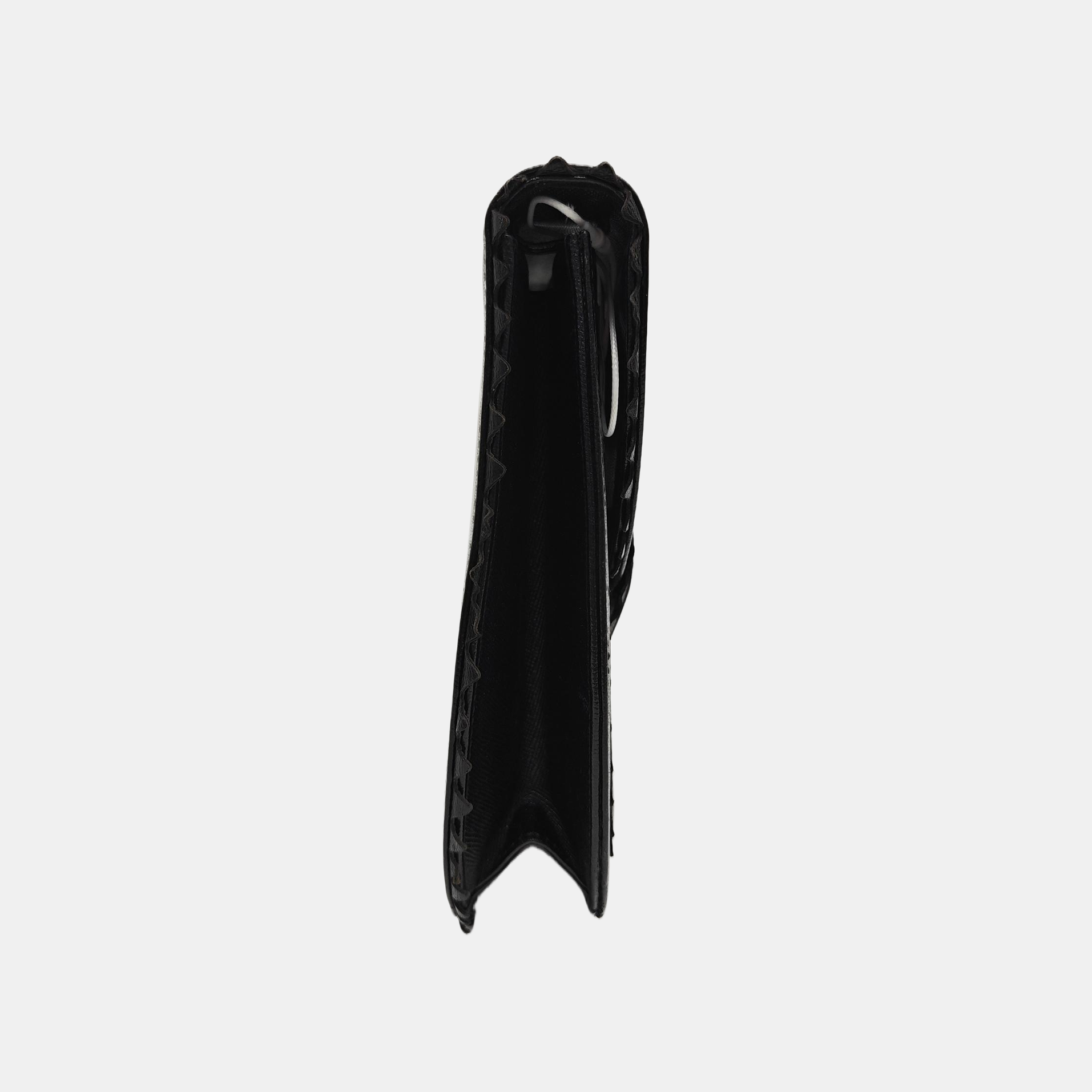 Calfskin Crossbody Bag Black