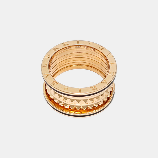 B.ZERO1 18k Rose Gold Ring EU 60