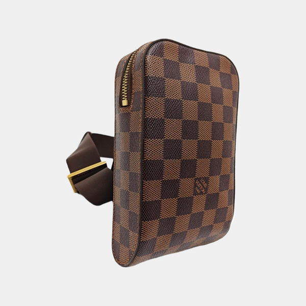 GÉRONIMOS Damier Ebene Coated Canvas Brown