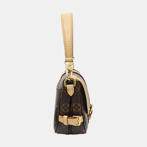 SAUMUR BB Monogram Coated Canvas Brown