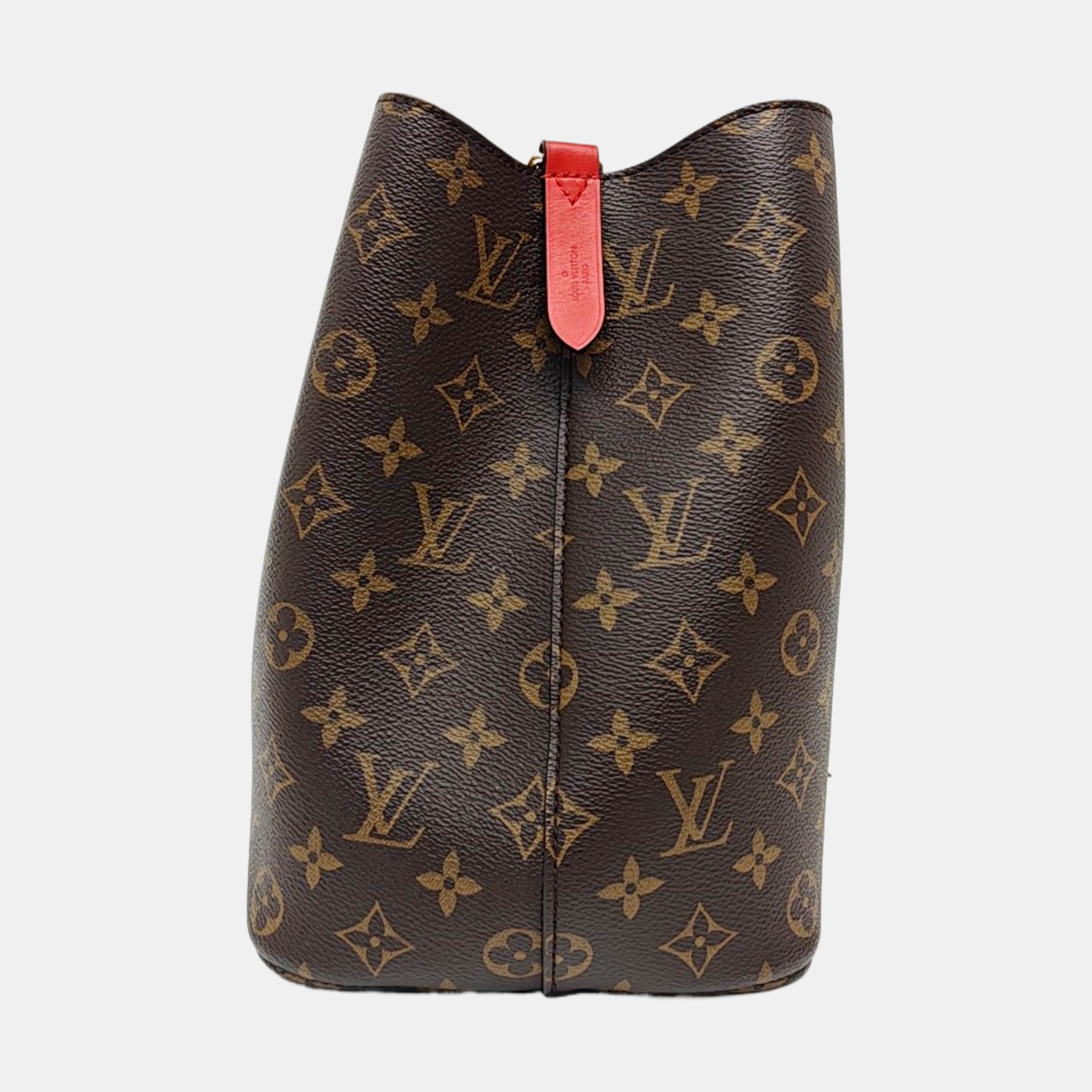 NÉONOÉ MM Monogram Coated Canvas Brown