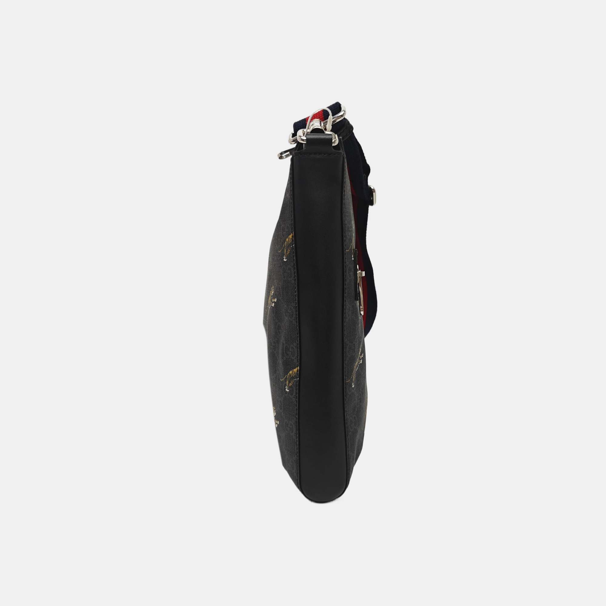 GG Supreme Monogram Coated Canvas Black