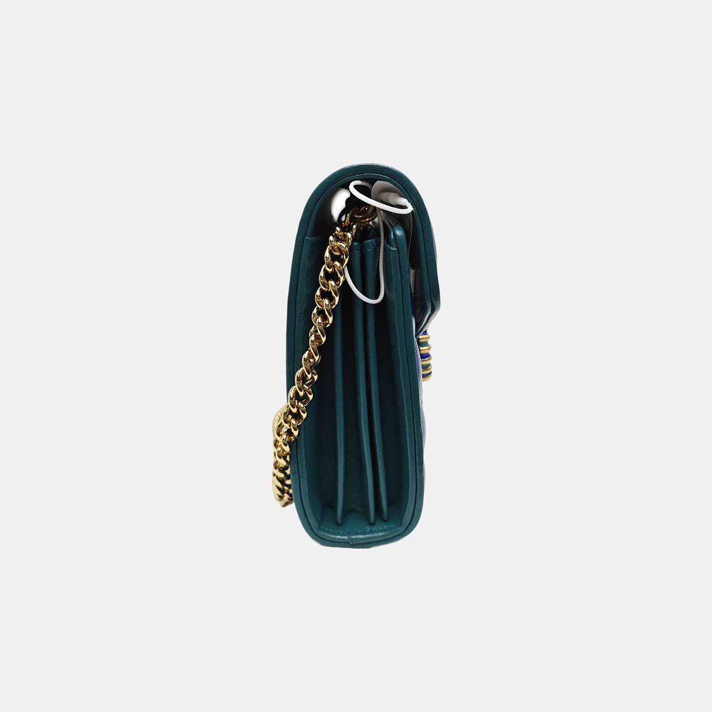 GG Marmont Mini Quilted Calfskin Blue