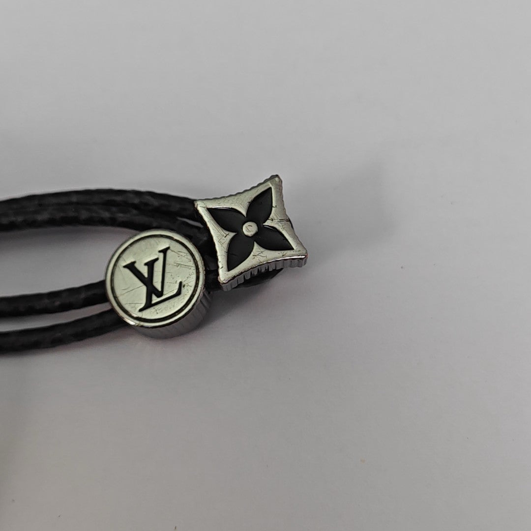 Coated Canvas Black Bangle