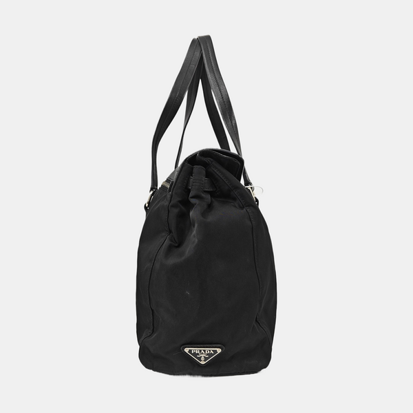Nylon Shoulder Bag Black