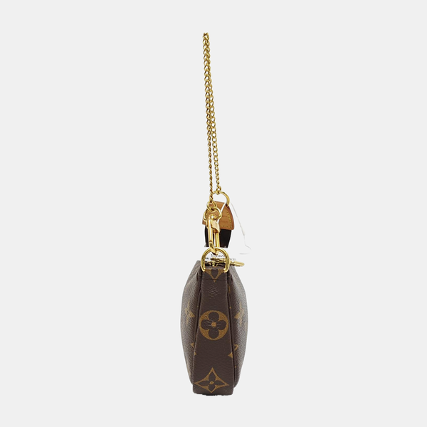 ACCESSOIRES Mini Monogram Coated Canvas Brown