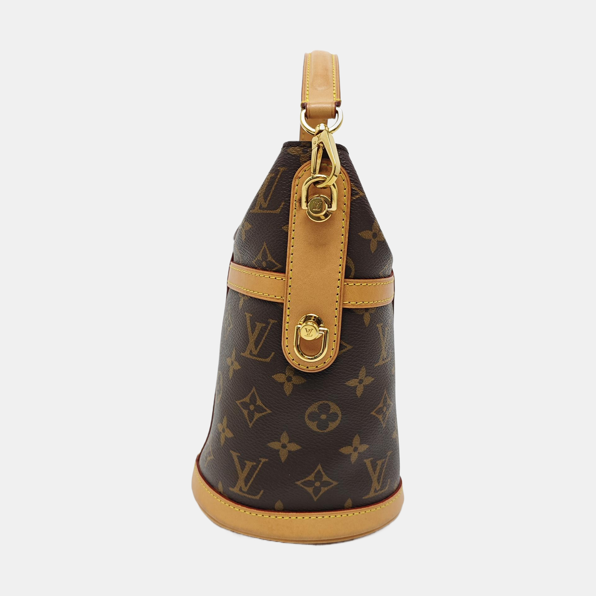 DUFFLE Monogram Coated Canvas Brown