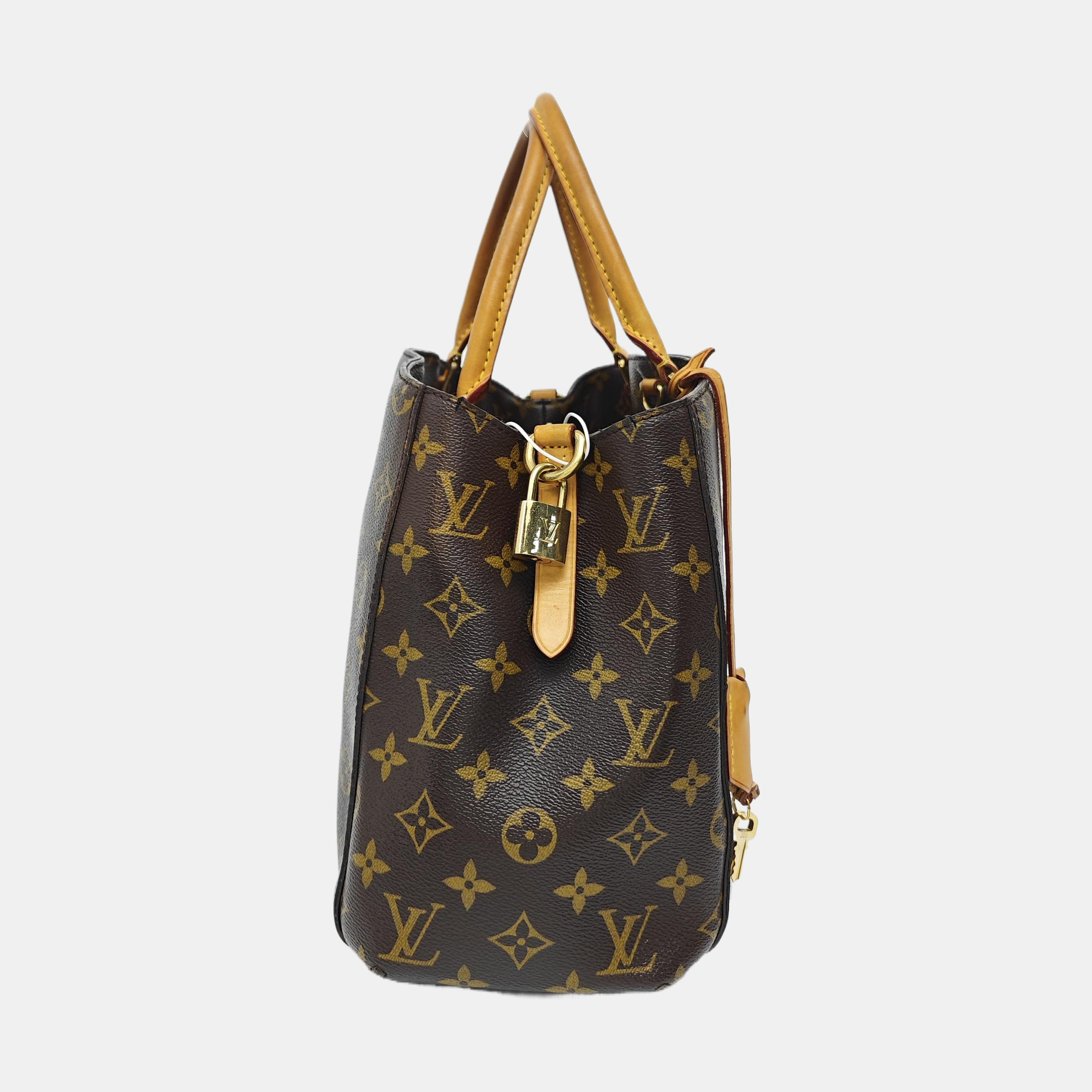 MONTAIGNE Monogram Coated Canvas Brown