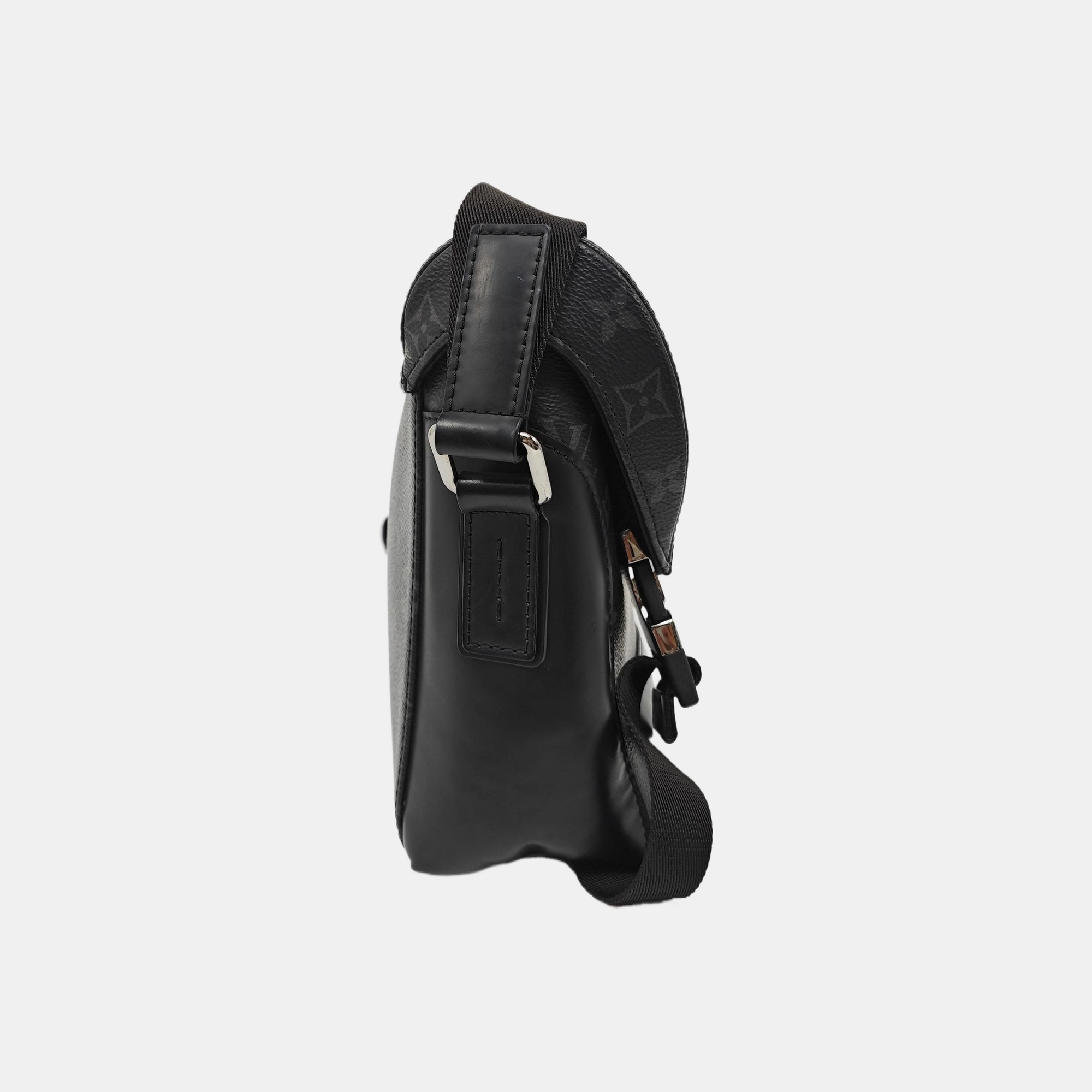 VOYAGER PM Monogram Coated Canvas Black