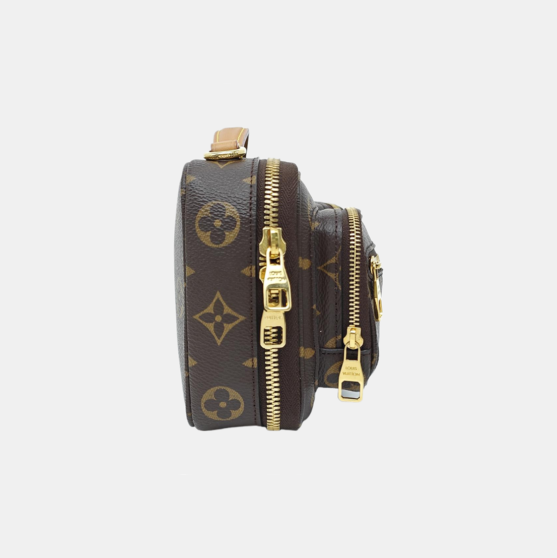 UTILITY Monogram Coated Canvas Brown