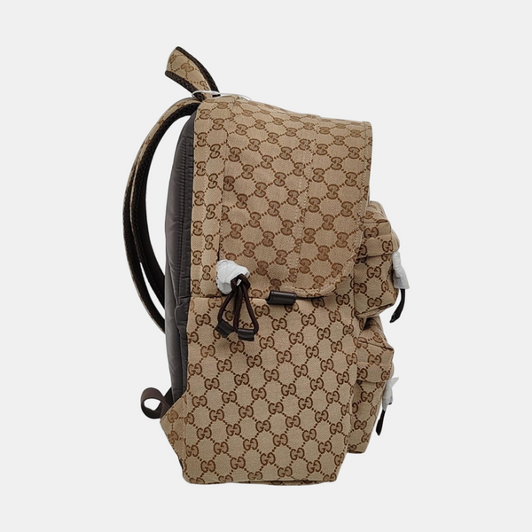 Monogram Canvas Backpack Medium Beige