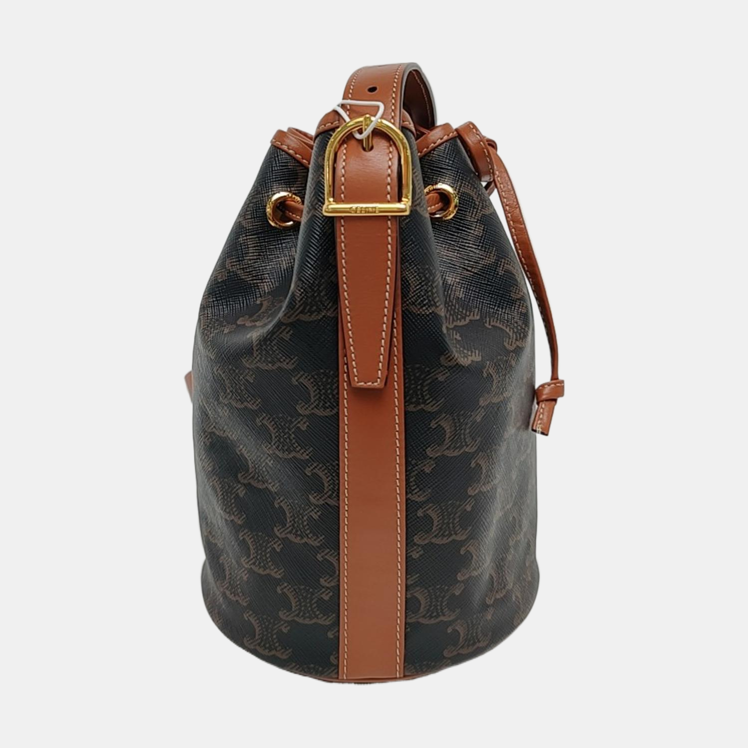 TRIOMPHE CANVAS Small Coated Canvas Brown