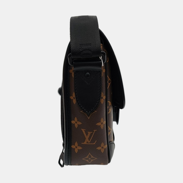 S LOCK PM Monogram Coated Canvas Brown