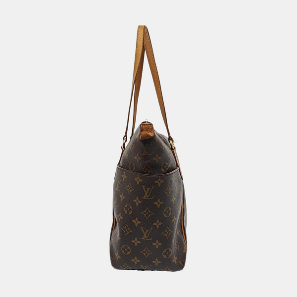 TOTALLY MM Monogram Coated Canvas Brown
