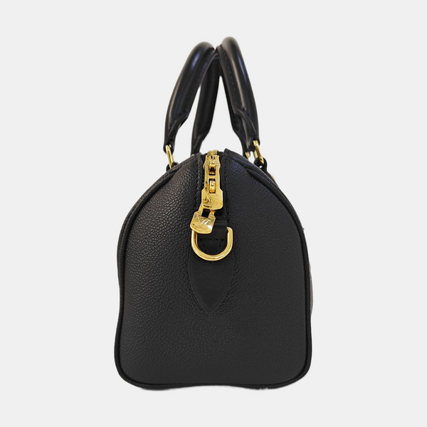 SPEEDY 20 Monogram Calfskin Black