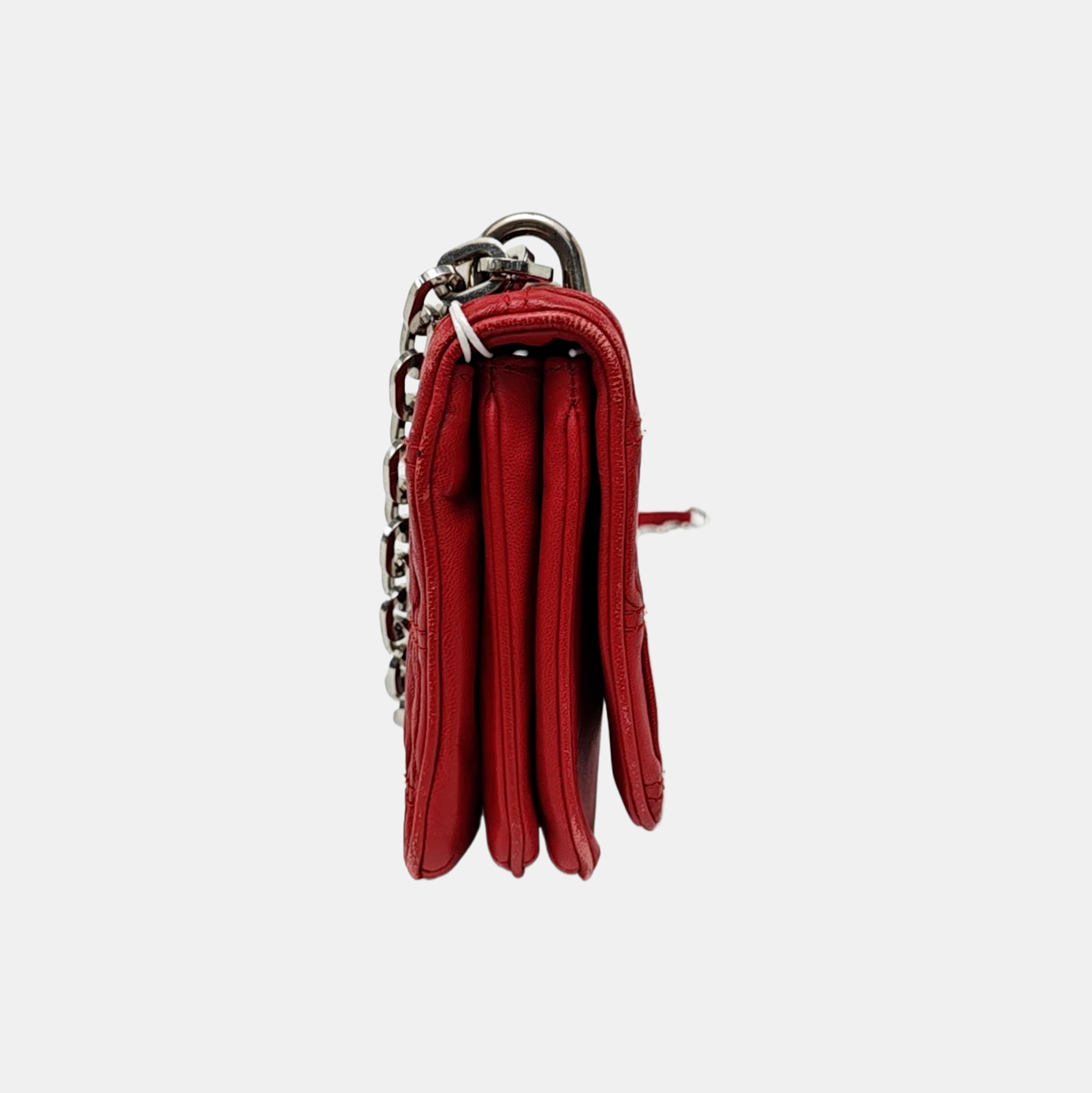 Mini Bag Quilted Lambskin Red