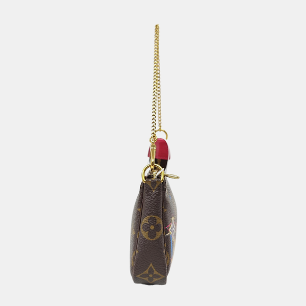 ACCESSOIRES Mini Monogram Coated Canvas Brown