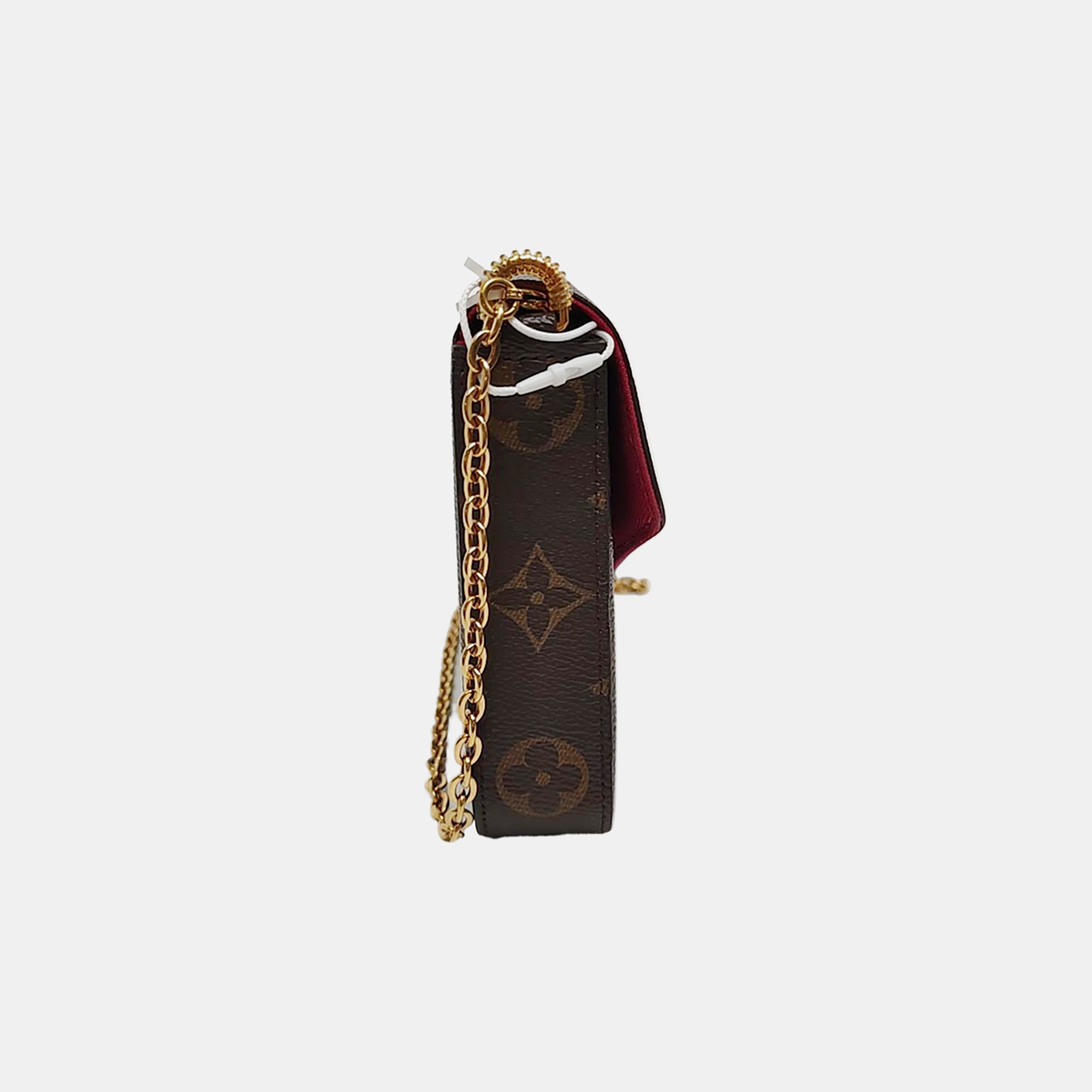 Authenticated pre-owned  FÉLICIE Monogram Coated Canvas Brown - Shoulder Bag at Looply
