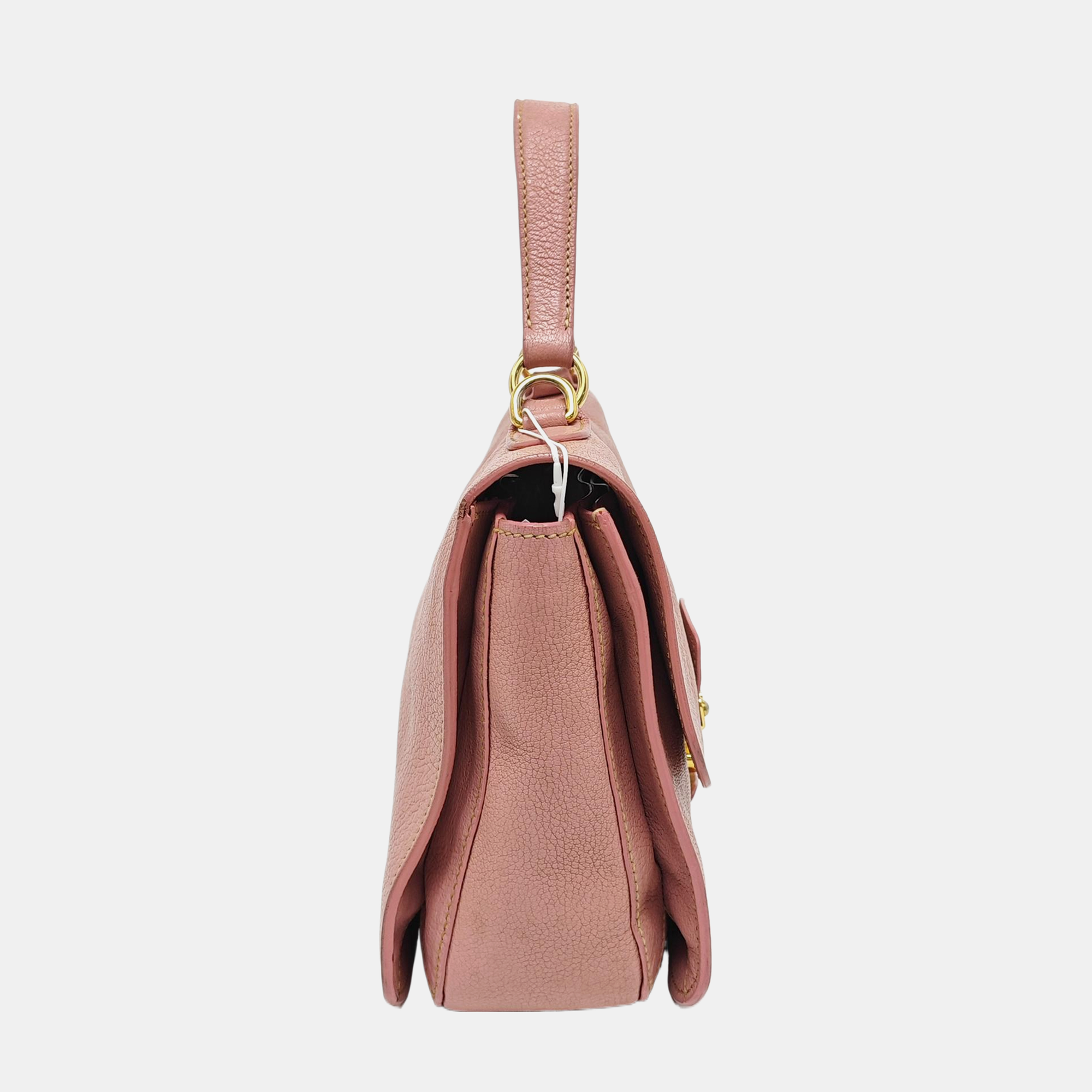 Calfskin Shoulder Bag Pink