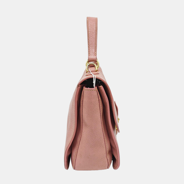 Calfskin Shoulder Bag Pink