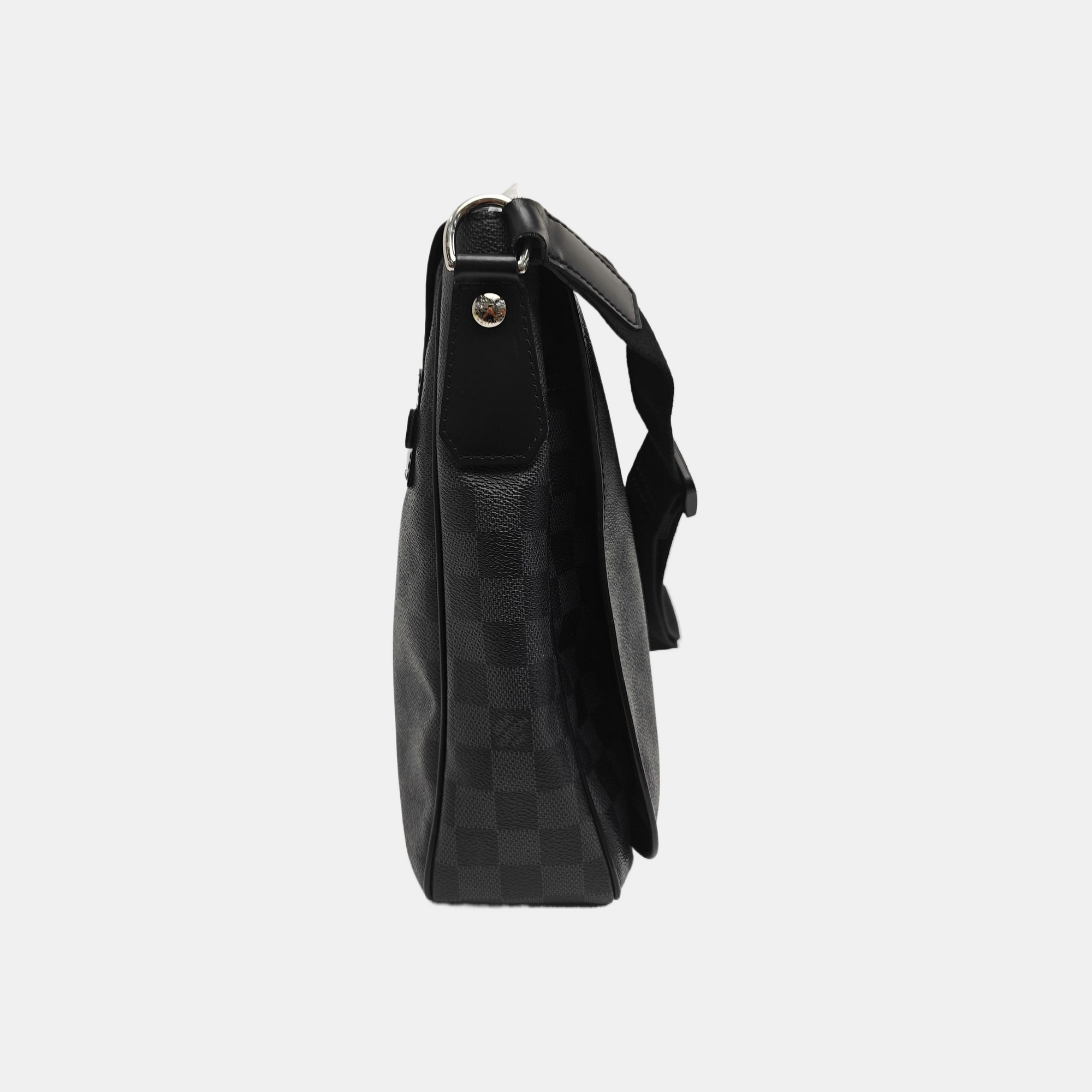 DANIEL Damier Graphite Coated Canvas Gray